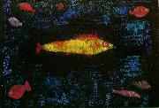 Paul Klee der Goldfisch oil